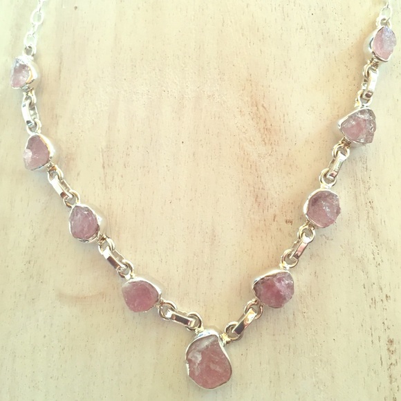 Pink Tourlamine necklace - Picture 3 of 5